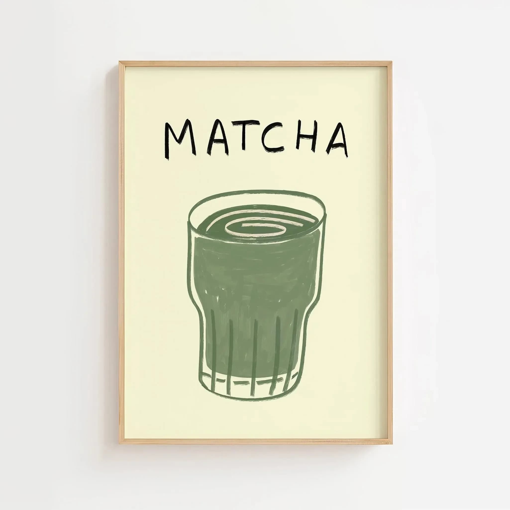 Mais première citation de Cafecito impression sur toile minimaliste Matcha Club espagnol affiche d'a