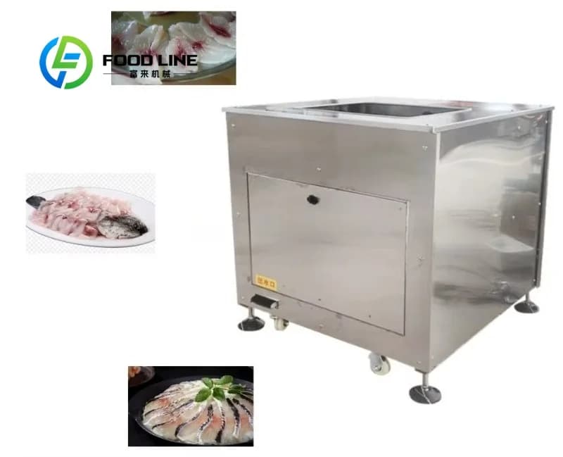Trancheuse de poisson et de viande de saumon pour calmar poulpe bœuf tripe saumon poisson coupe tran