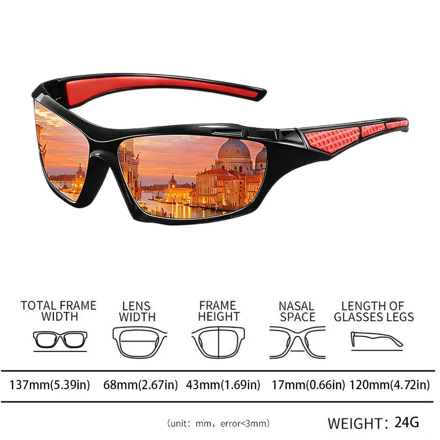 Lunettes de soleil classiques à couleurs contrastées, pour hommes et femmes, pour la conduite, la pê