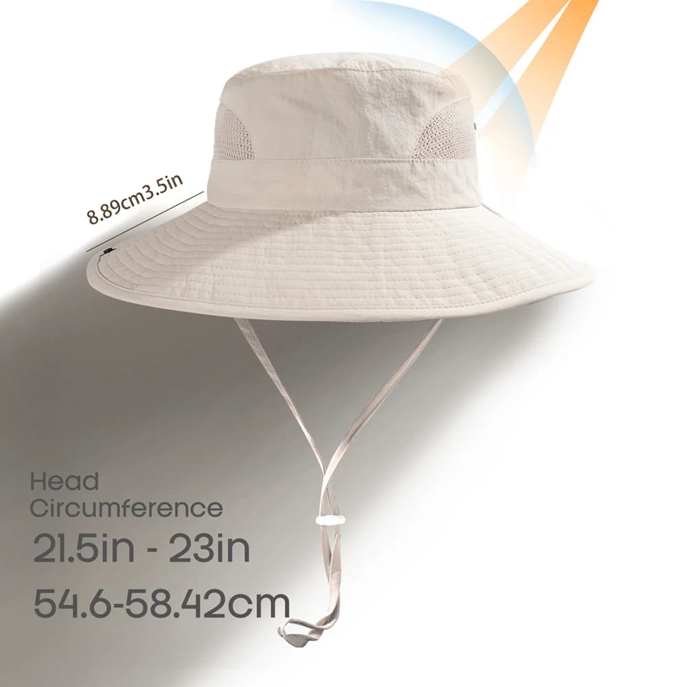 FURTALK Chapeau de soleil pour femme plage été large bord UPF 50+ Protection extérieure pliable lége