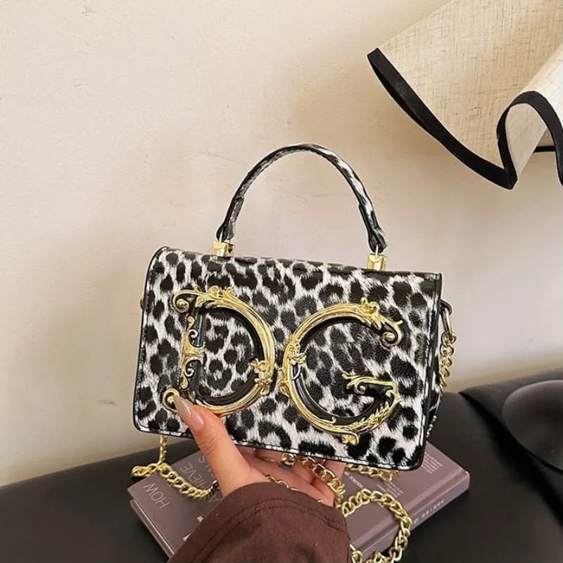 Sac bandoulière élégant en cuir pour femme, sac à langer de luxe de créateur, grande capacité, style