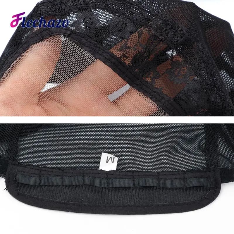 Bonnet de perruque avant en dentelle pour la fabrication de perruques avec sangle réglable, bonnet d