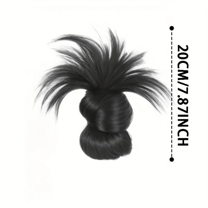 Chignon synthétique bas queue de cheval cheveux naturel moelleux griffe pince Chignon cheveux pour f
