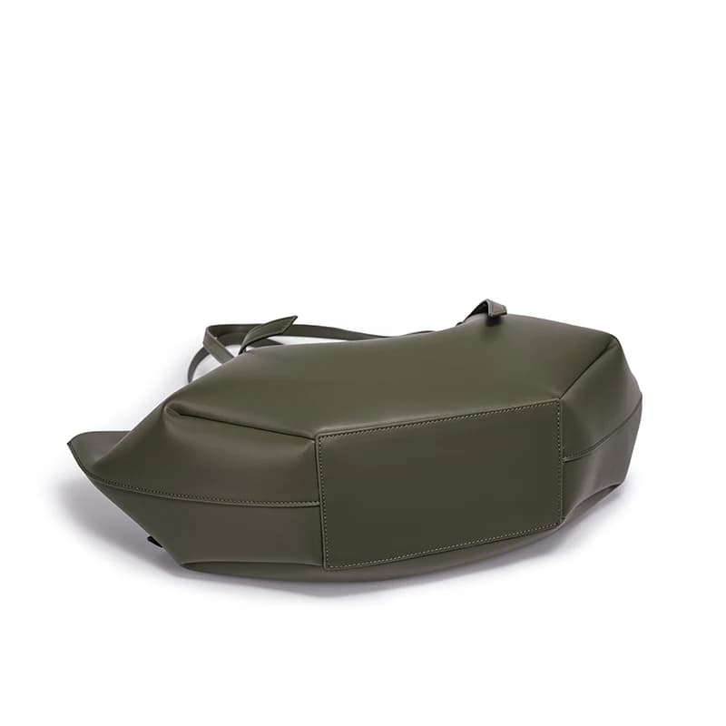 Sac fourre-tout pour femme de grande capacité, sac à main à bandoulière plissé doux avec un petit sa