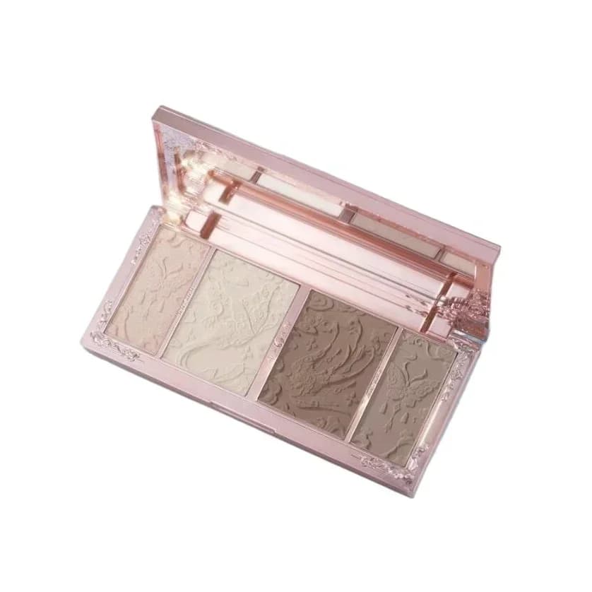 Fleur connaît le maquillage papillon nuage collier Collection en relief surbrillance et Contour Pale