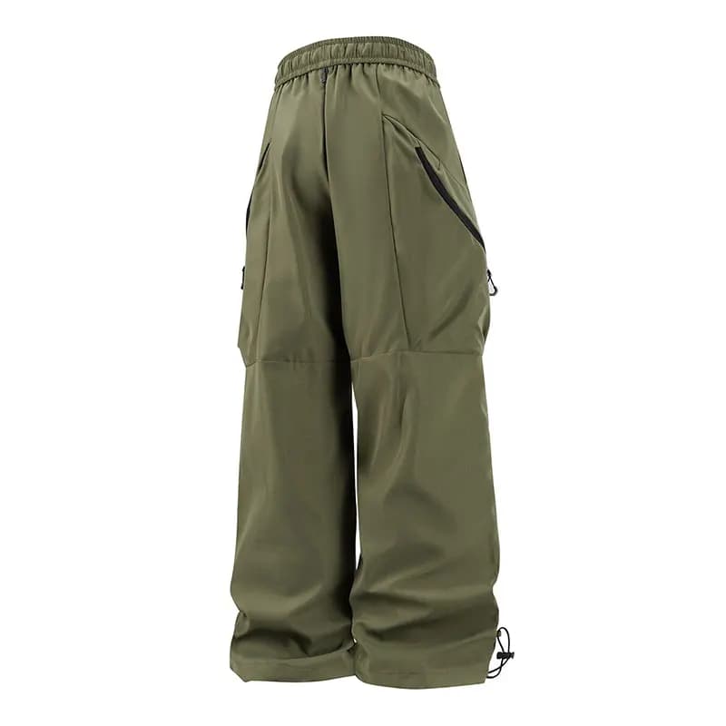 Printemps automne pantalon décontracté mode ample confortable respirant plusieurs poches Cargo panta