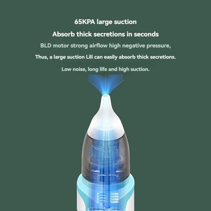 Aspirateur nasal électrique pour bébé, nouveau modèle 2026, version rechargeable, aspirateur nasal p