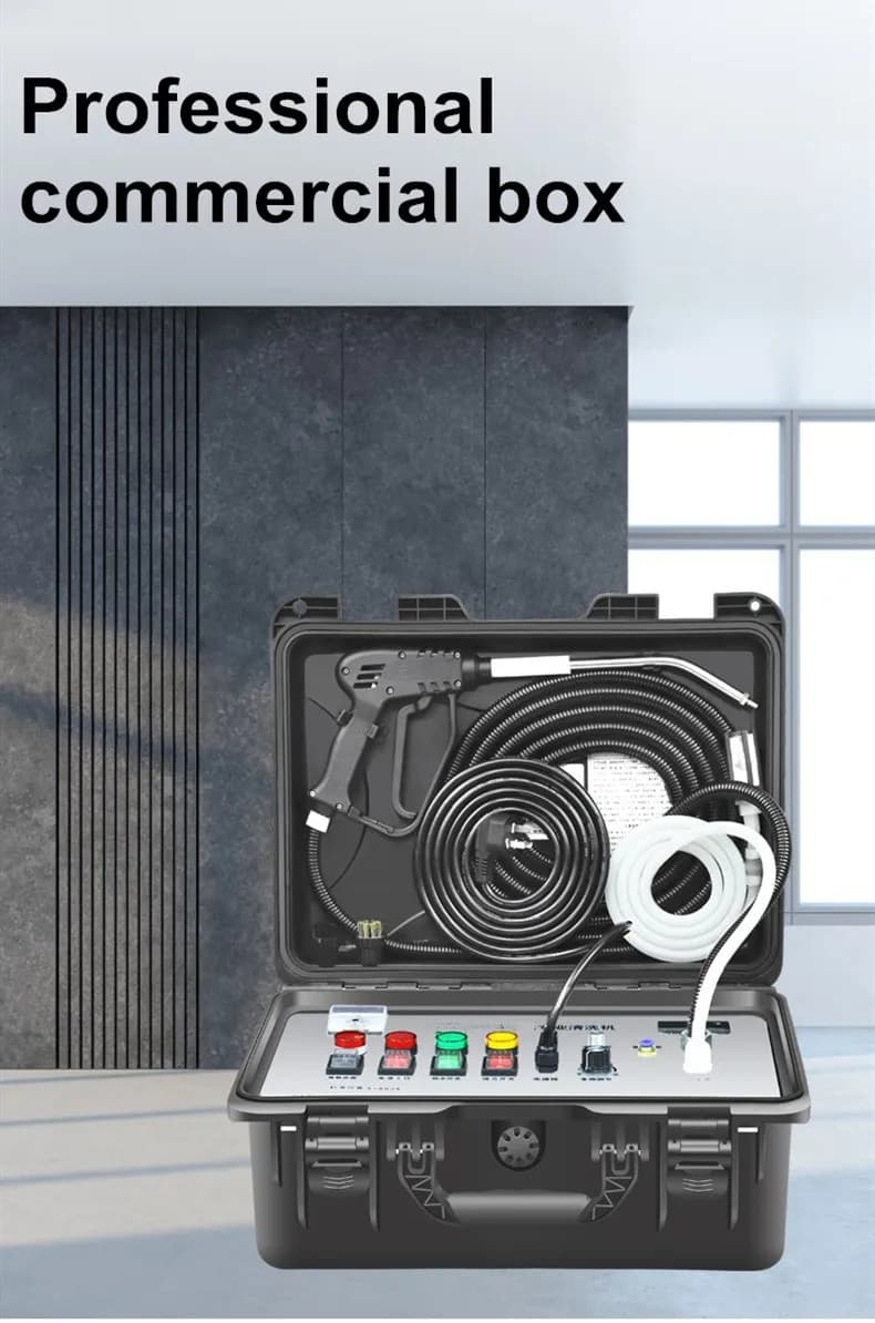 Nettoyeur à vapeur électrique domestique 220V, nettoyeur à vapeur multi-fates, haute température et 