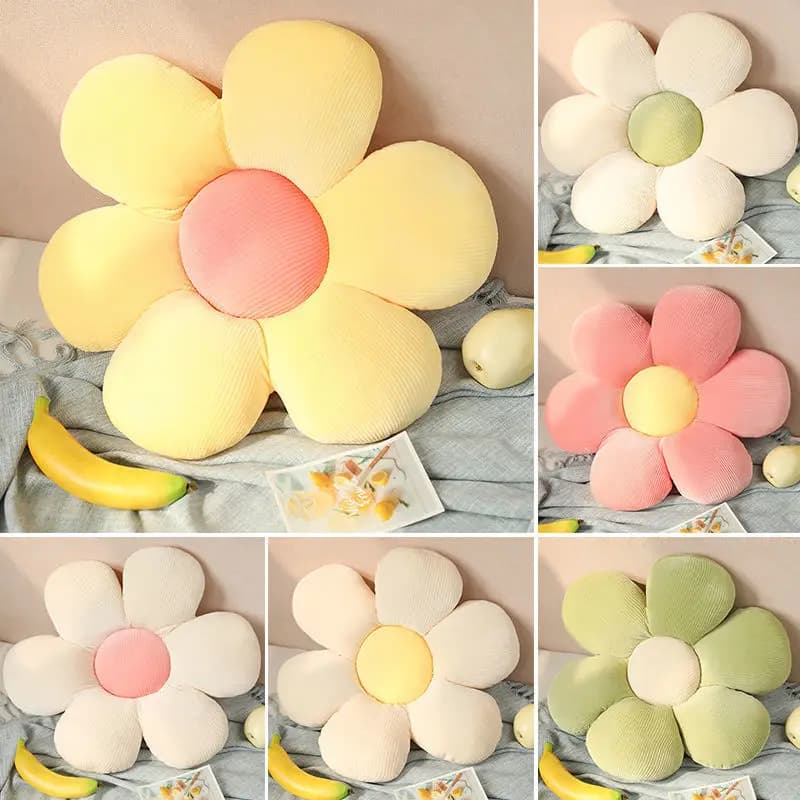 6 Styles d'oreillers de tournesol, petites coussins de marguerite, pétales de fleurs, cadeaux d'anni