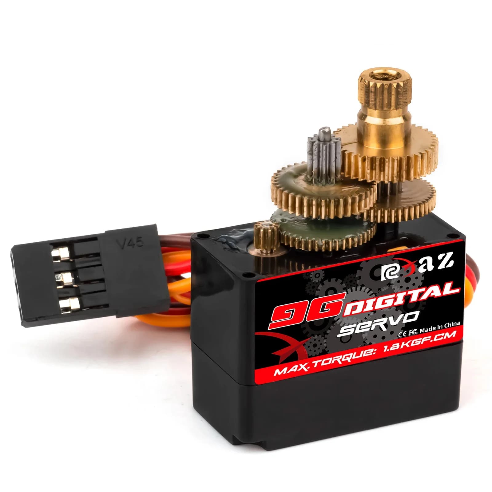 RCXAZ-Servomoteur Numérique pour Avion, Robot, Voiture, Bateau, Conduit, 9g, Plastique, Fer, Cuivre,