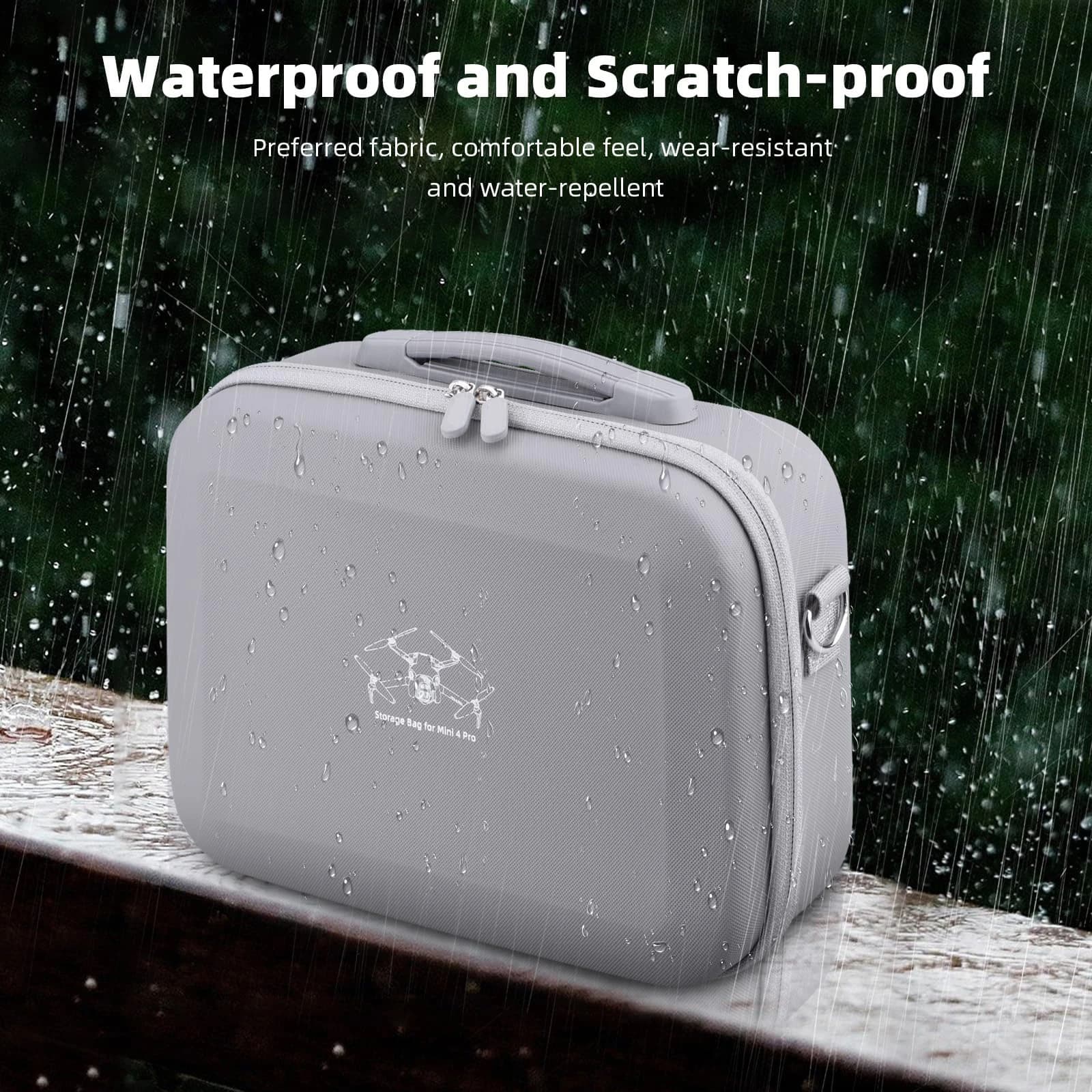 Étui Mini 4 Pro RC 2, sac de rangement Portable en cuir PU de grande capacité pour DJI Mini 4 Pro Fl