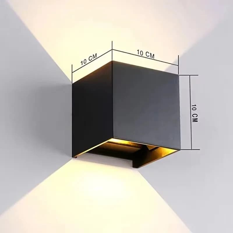 IP65 mur LED lampe extérieure applique balcon porche lumière jardin cour allée décor éclairage intér