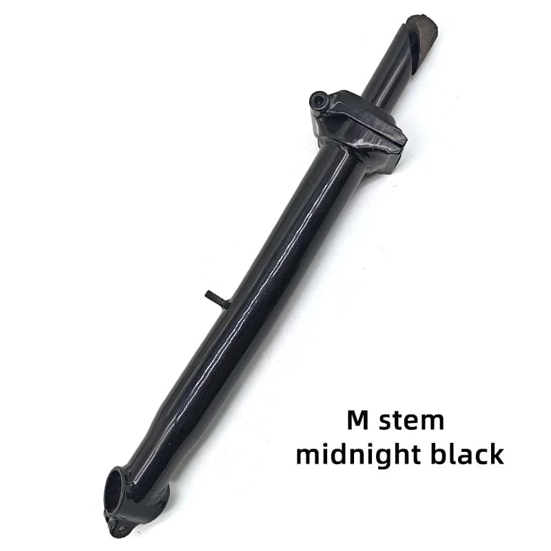 ACEOFFIX-Tige de tube de direction en acier au chrome-molybdène noir, guidon S/M pour Bromsilice, ac