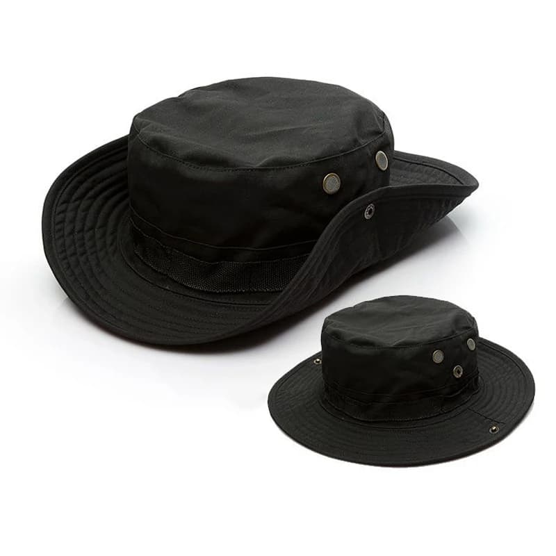 Cagoule à large bord pour hommes, ensemble mixte, casquette Boonie de protection solaire, randonnée 