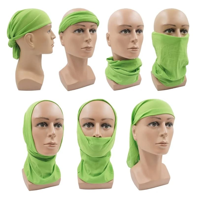 Bandana magique d'extérieur, teinture solide, couleur, foulards de cyclisme, de randonnée, couvre-ch