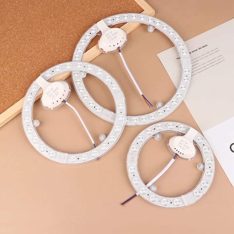 Panneau Circulaire Rond LED de 12W 18W 24W 36W, Luminaire de Plafond, Panneau de Lampe de Remplaceme