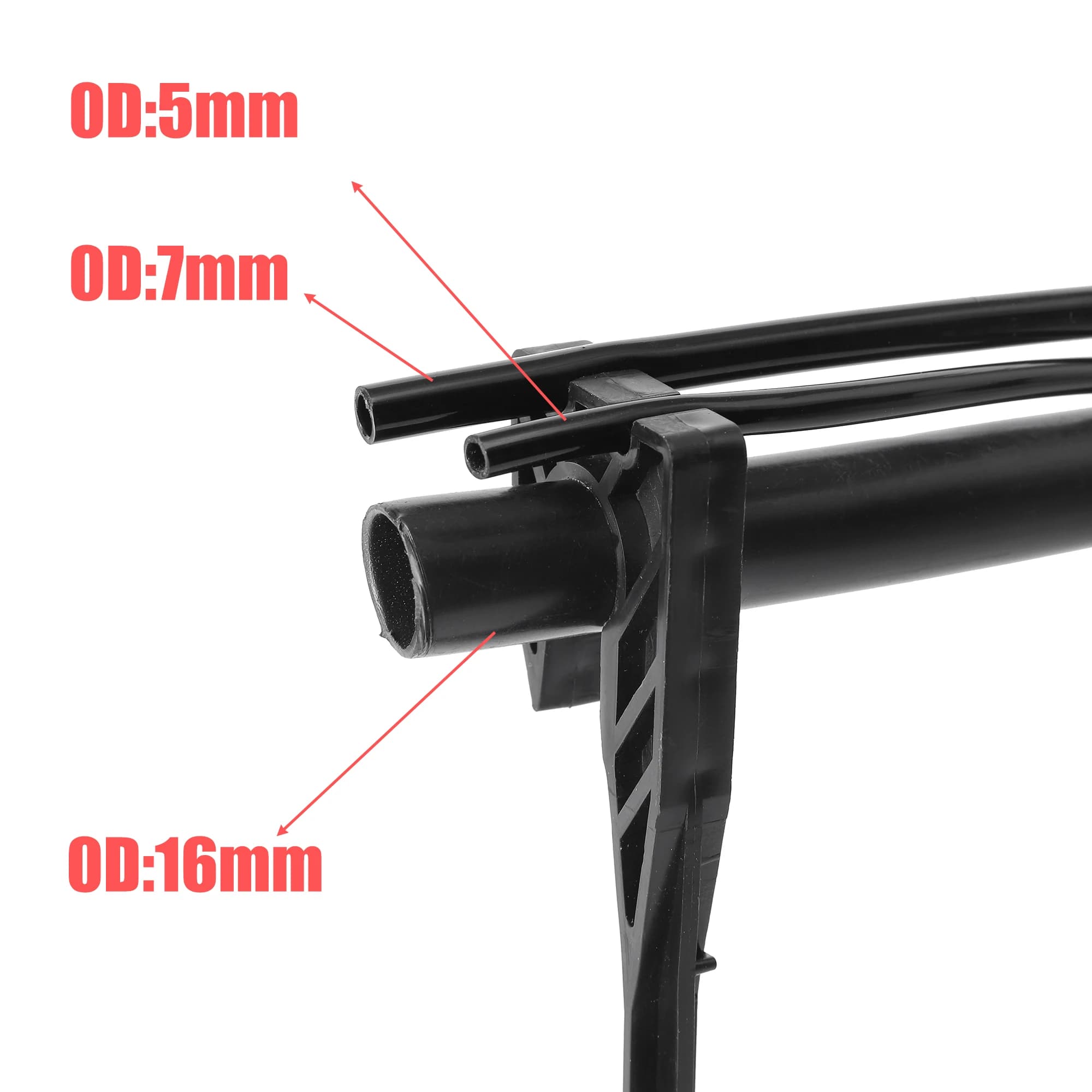 Nouveau piquets de sol 3/5mm 4/7mm 16mm piquets fixes Tube support fixe Micro-pulvérisation goutte à