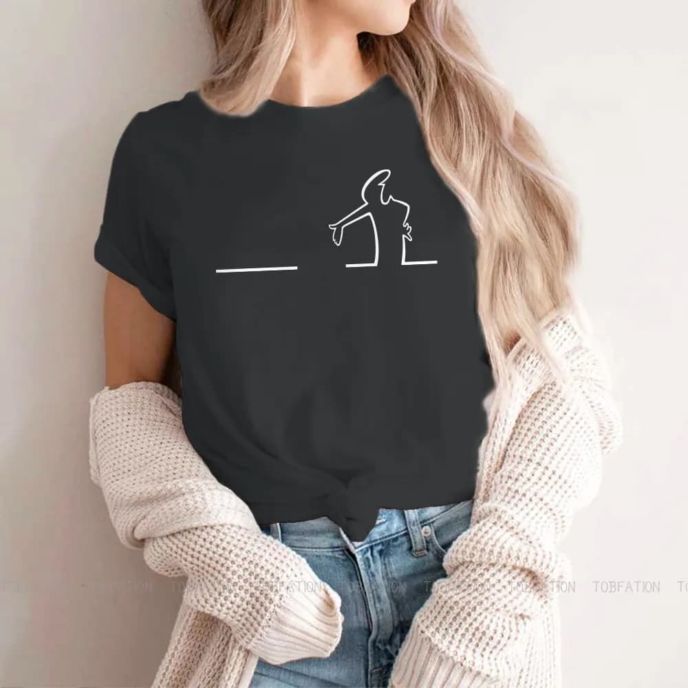 T-shirt gauche pour femmes La Linea t-shirts Style dame t-shirt 4XL imprimé doux en vrac