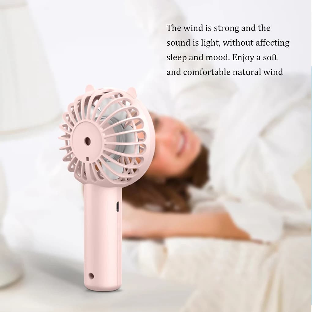 Ventilateur portatif Mini USB Rechargeable ventilateurs silencieux Table maquillage cils refroidisse