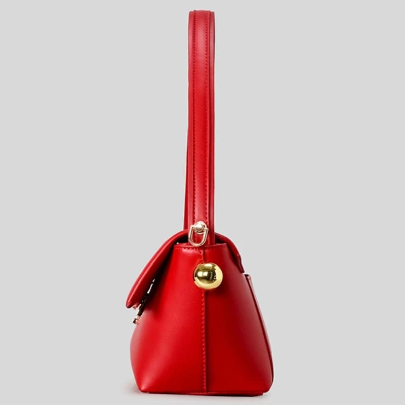 Sac à bandoulière carré à rabat, couleur unie, sac à main tendance avec poignée supérieure, design l