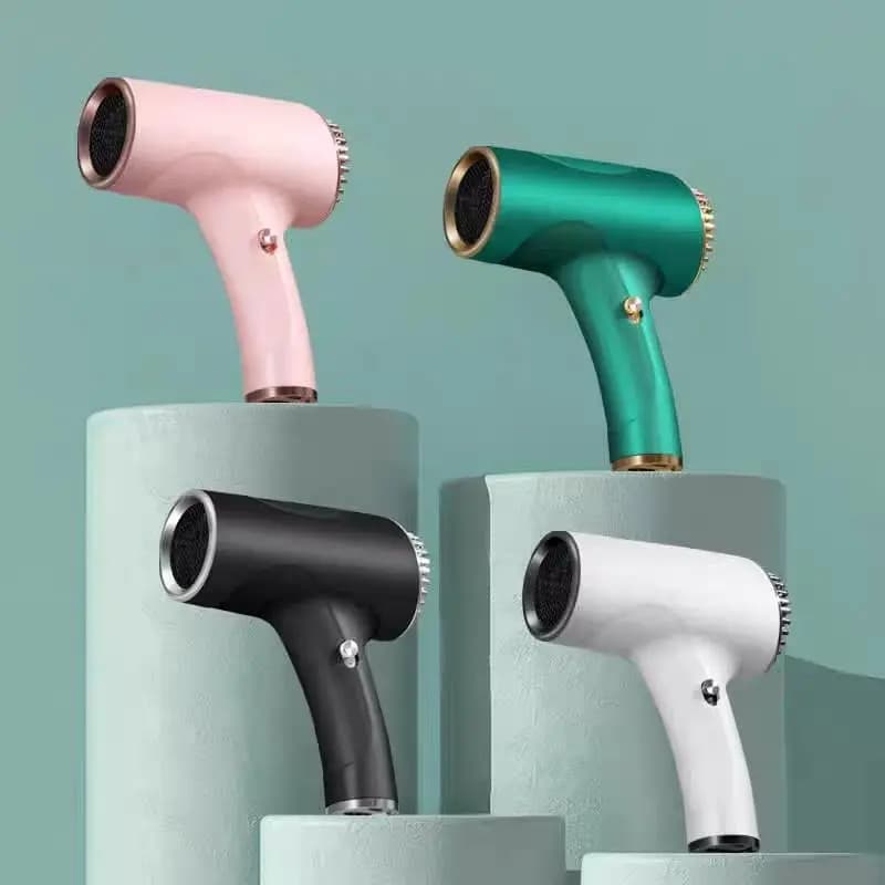 Mini sèche-cheveux professionnel portable sans fil, sèche-cheveux à ions négatifs haute puissance, p