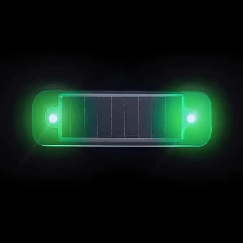 Voyant d'avertissement d'énergie solaire pour motos de voiture, lampe de poche LED, indicateur d'ave
