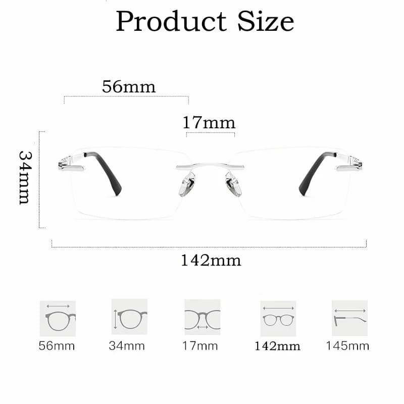 YIMARUILI nouveau Ultra-léger affaires lunettes carrées mode rétro pur titane optique Prescription s