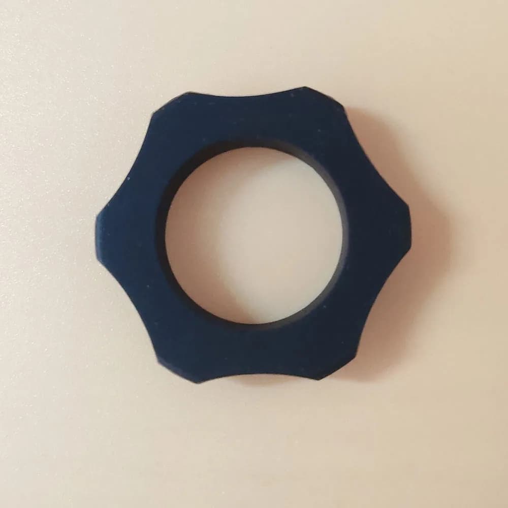 Anneau tactique en silicone Convoy pour lampe de poche adapté aux diamètres de 24 à 27 mm