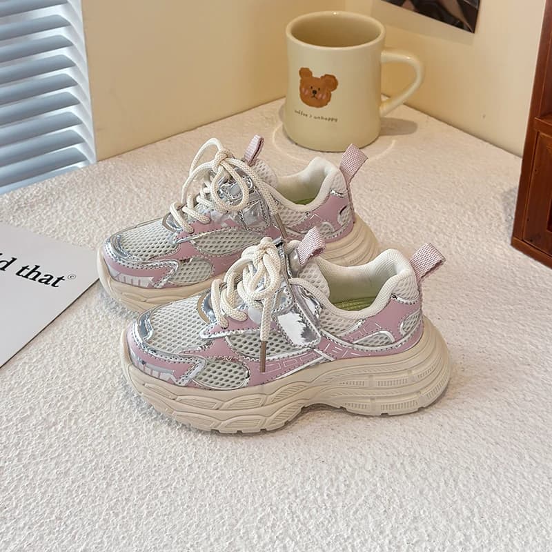 Baskets pour enfants printemps-été 2026, nouvelles chaussures de sport à semelle souple, antidérapan
