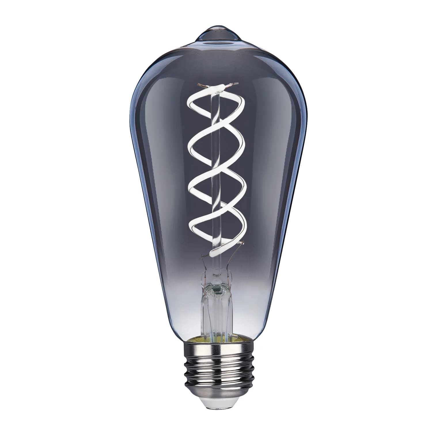 LED rétro économie d'énergie Double hélice ST64 220V 6W blanc chaud Flexible maison éclairage Commer