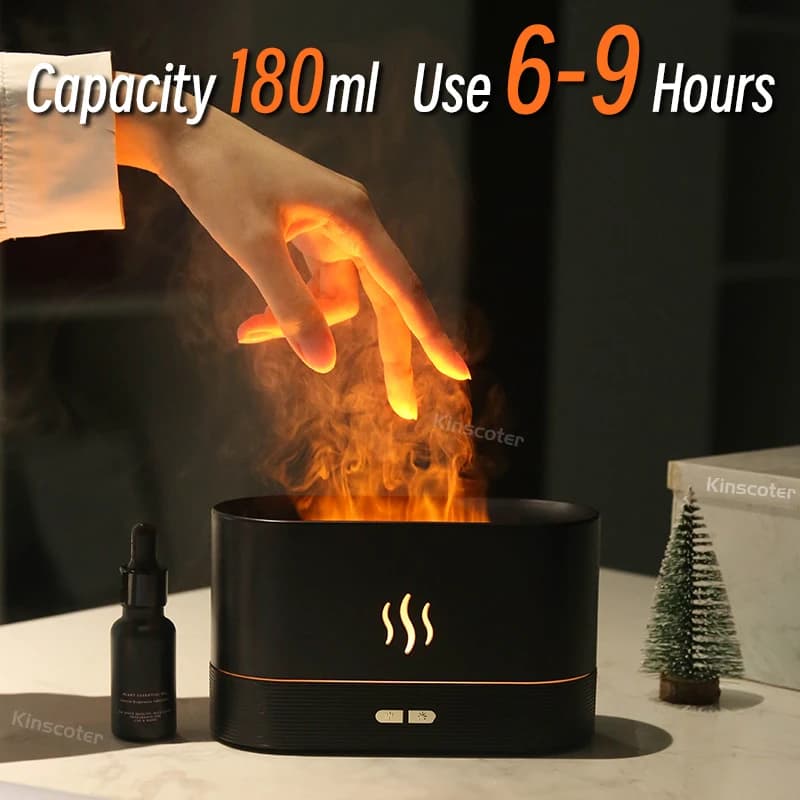 KINSCOTER – diffuseur d'arôme, humidificateur d'air ultrasonique à brume fraîche, brumisateur Led, l