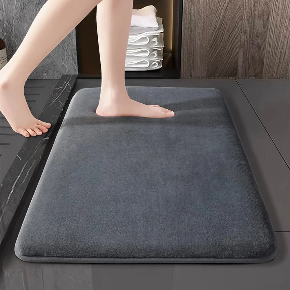 Contre les virus super absorbants pour sol de salle de bain et porte, anti-Campan, velours