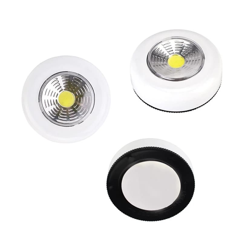 COB LED sous-meuble lumière avec autocollant adhésif sans fil veilleuse maison applique AAA alimenté