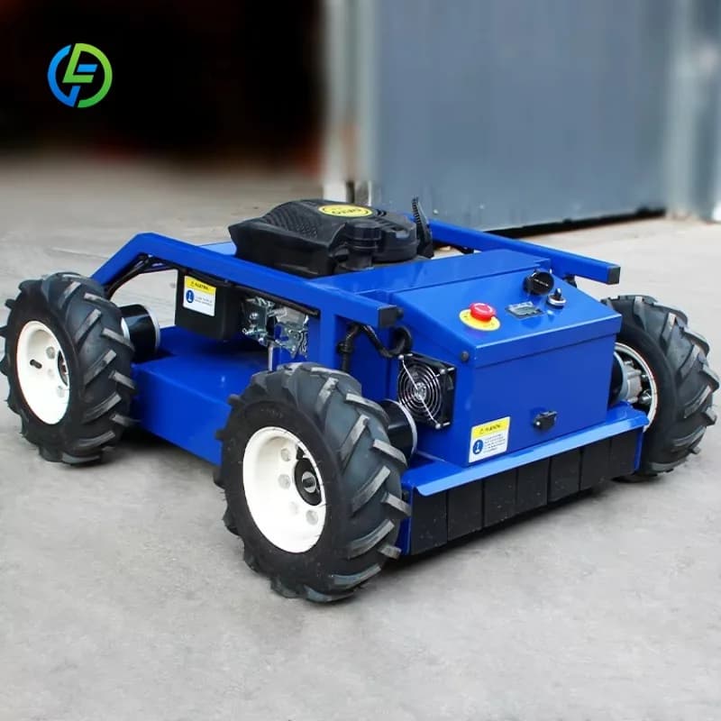 Tondeuse à gazon robotisée à chenilles de petite taille, vente chaude, personnalisée, pour utilisati