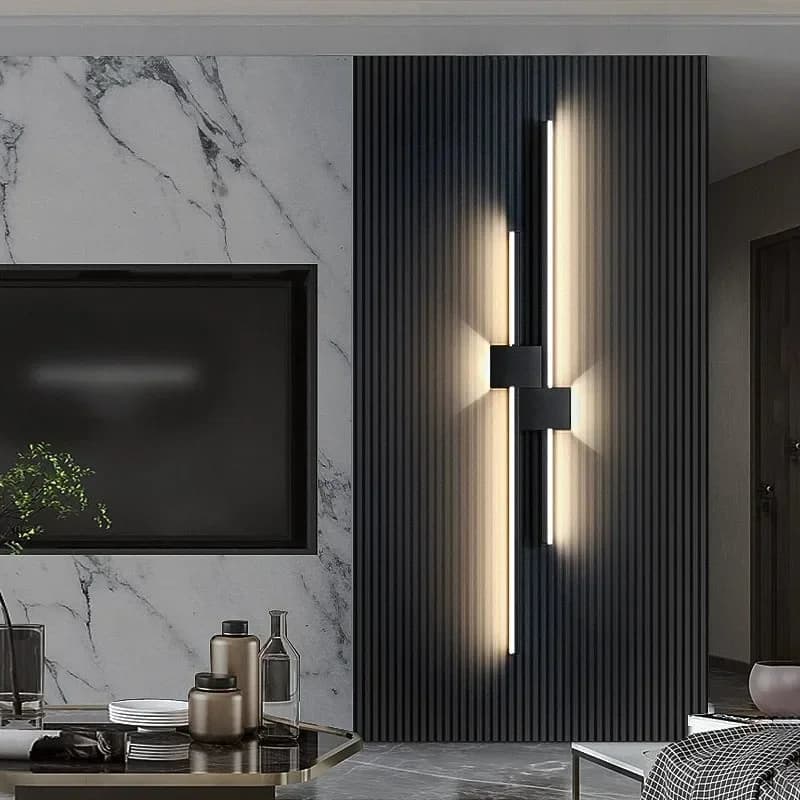Applique Murale LED Moderne et Simple à Longue Bande, Luminaire Décoratif d'Nik, Idéal pour un Canap