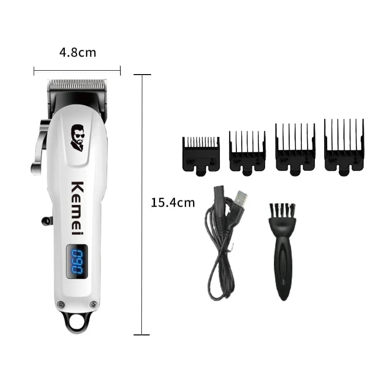 Kemei KM-232 tondeuse à cheveux professionnelle Portable Mini tondeuses électriques USB charge sans 
