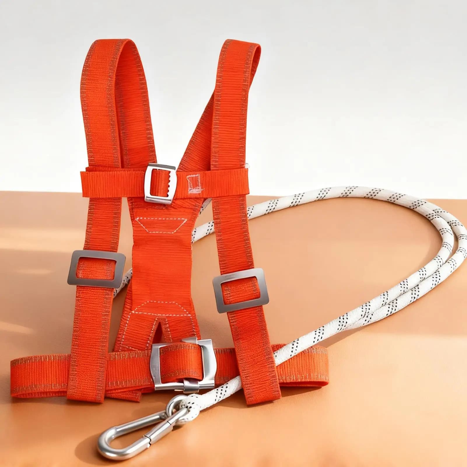 Harnais de sécurité, kit de protection contre les chutes avec longe amortissante, harnais de travail