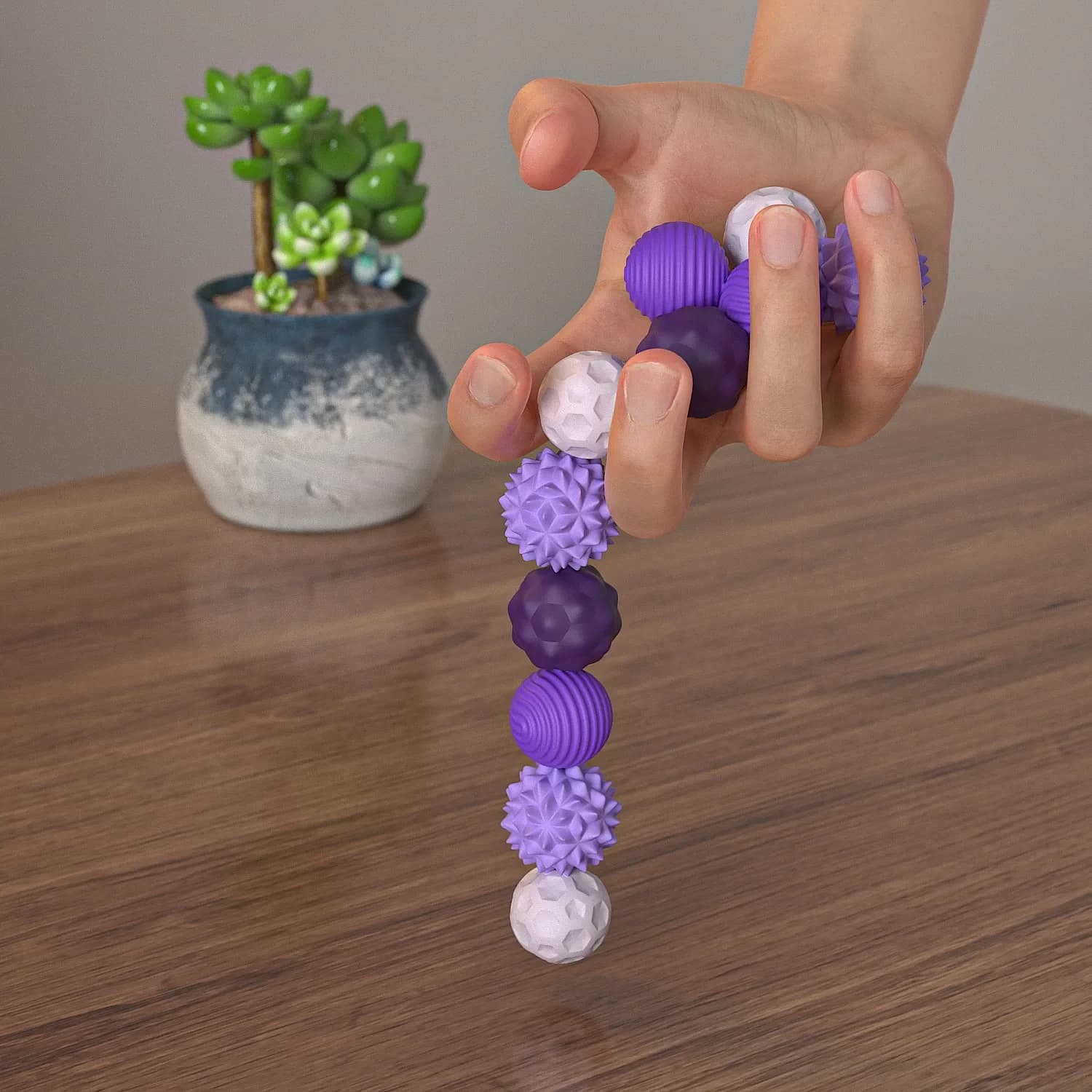 Boules sensorielles magnétiques en Silicone, jouet Fidget, balles d'inquiétude, autisme, apaisant, j