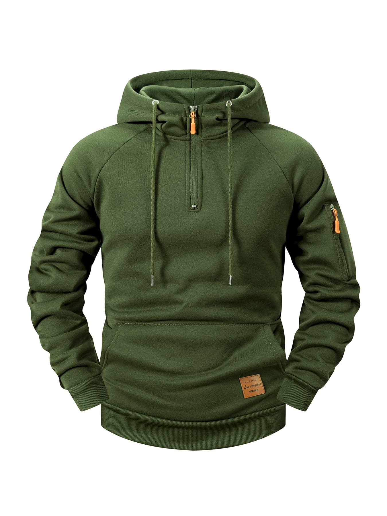 Sweat à capuche pour hommes, mode sport décontractée, rétro Harajuku, manches longues, fermeture écl