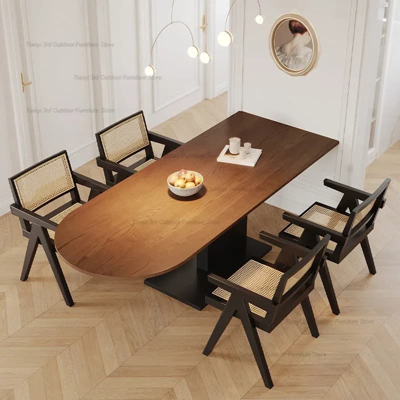 Tables à manger basses Design italien en bois bureau moderne cuisine Tables à manger salon Dinette m