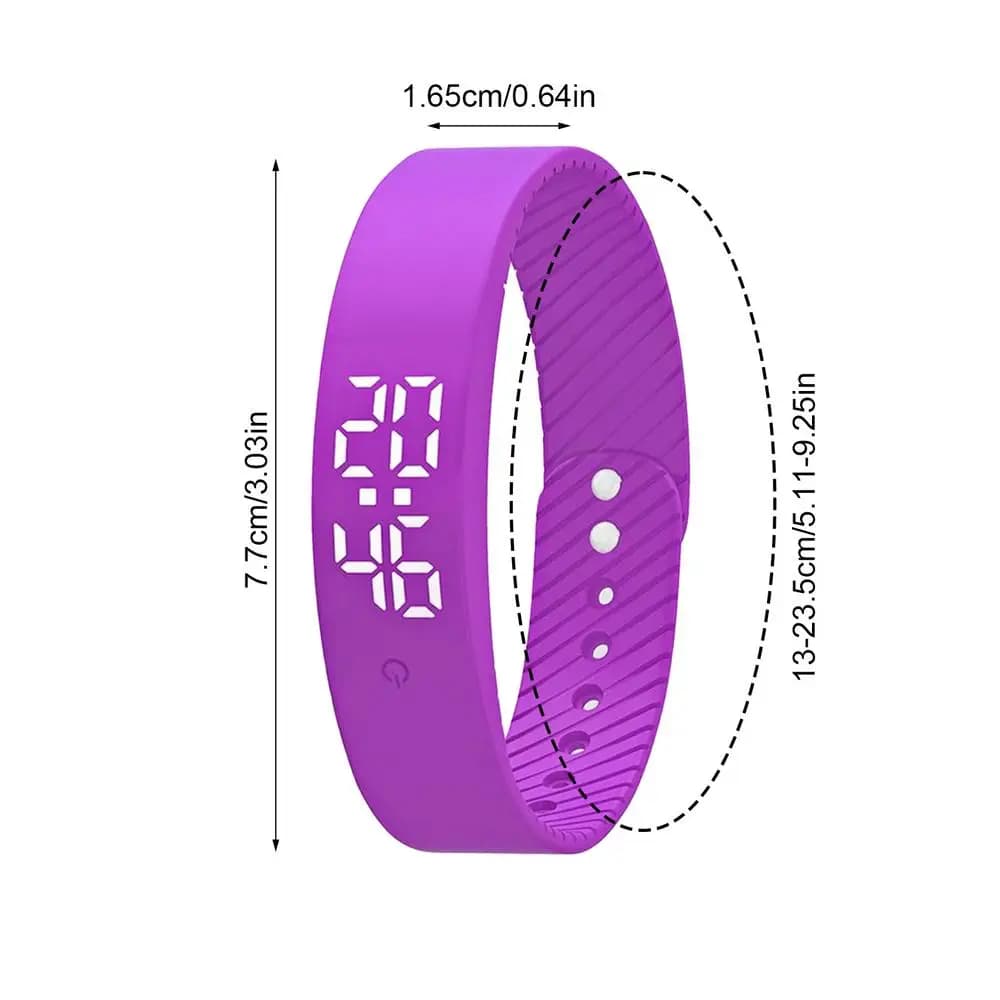 Bracelet d'alarme vibrant, minuterie vibrante silencieuse, horloge, alarmes à 3 modes, organisateur 