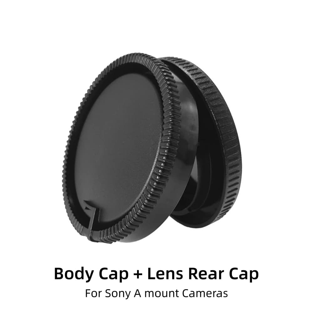 Cache-étui pour boîtier d'appareil photo et capuchon arrière d'objectif de protection pour Sony mont