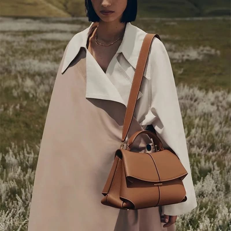 Sac Smile, sac pour femme de niche française, sac à main plissé haut de gamme, sac bandoulière, sac 
