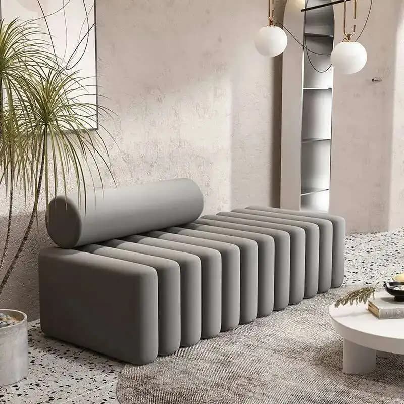 Luxe léger, tabouret à langer, ménage, salon, tabouret, canapé, bande, tabouret de repos, chambre à 