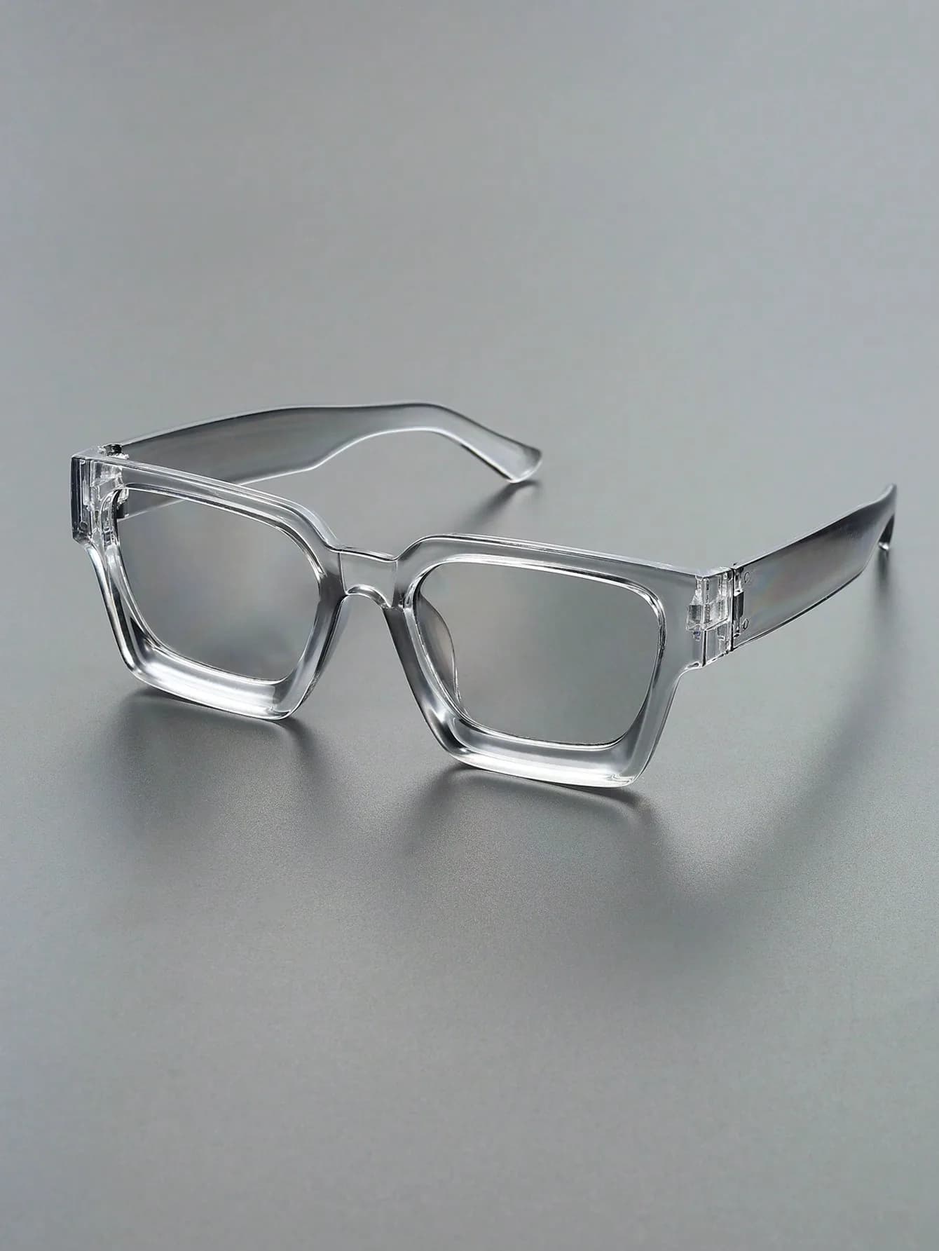 1/2 PC S classique mode carré cadre en plastique femmes lunettes de soleil pour hommes vie quotidien