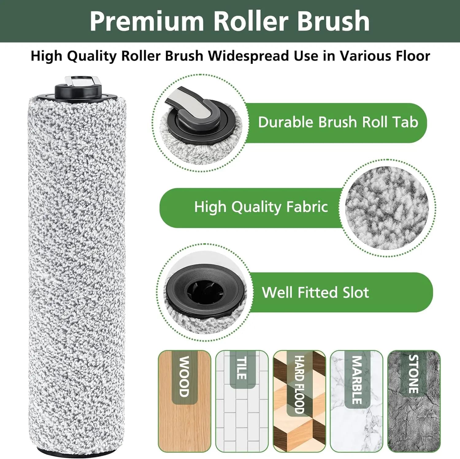 Accessoires pour aspirateur sec et humide sans fil Tineco Floor ONE S5, rouleau de brosse et filtre 