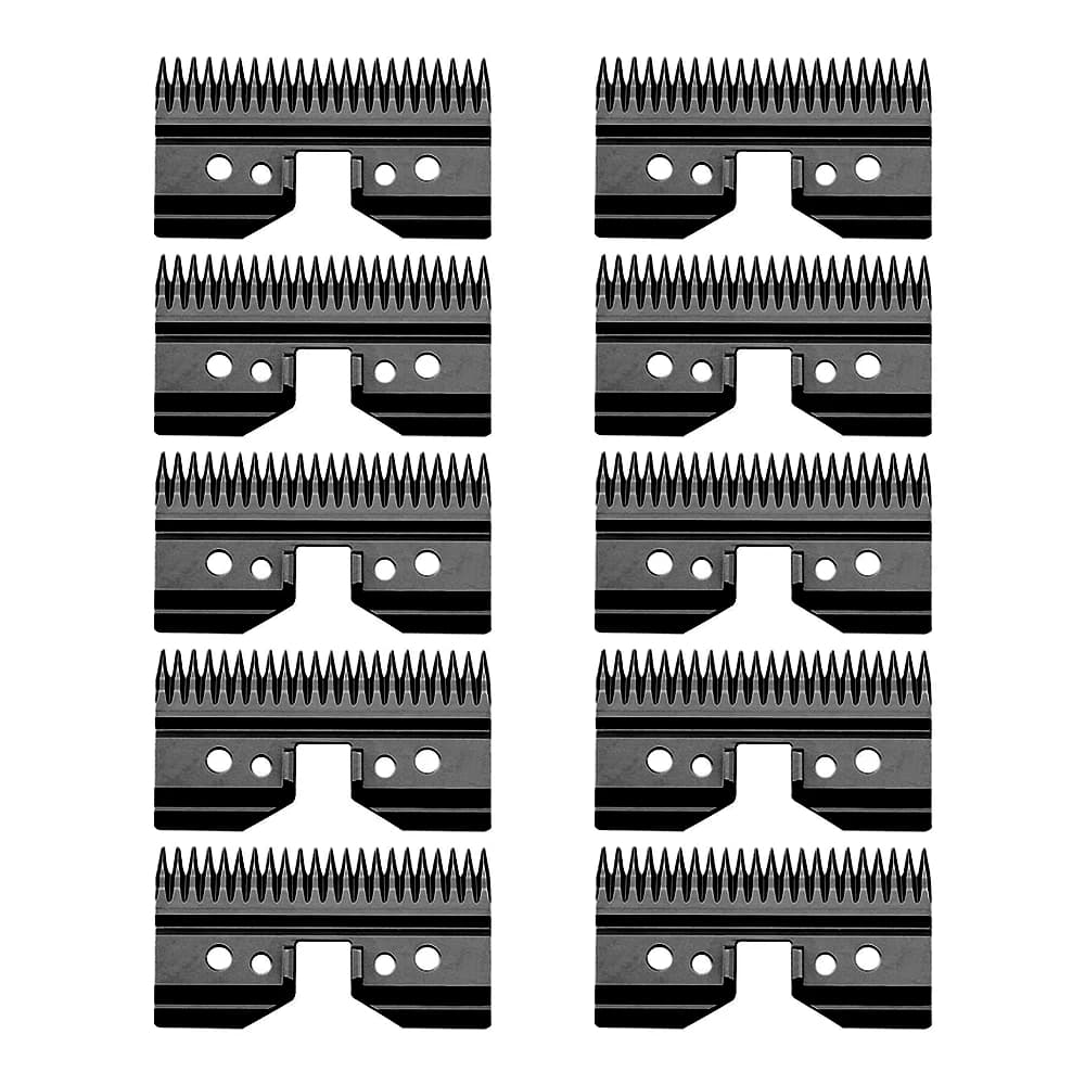 Lames de rechange détachables en acier inoxydable, 10 pièces/lot, pour tondeuses pour chiens Andis/W