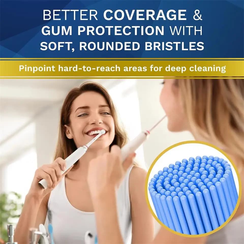 Pour brosse à dents électrique sonique oral-b Fit Advance Power/Pro Health/Triumph/3D Excel/Vitality