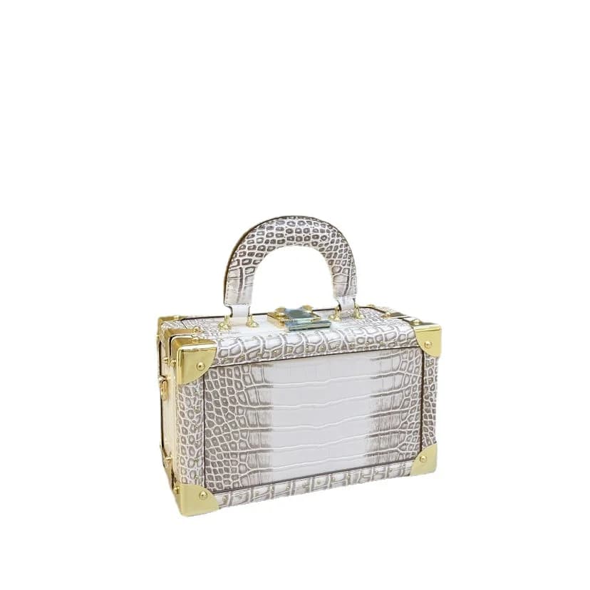PU Leather Stone Pattern Box Purses and Handbags Totes Crossbody Bag Female Design Fashion Women Par