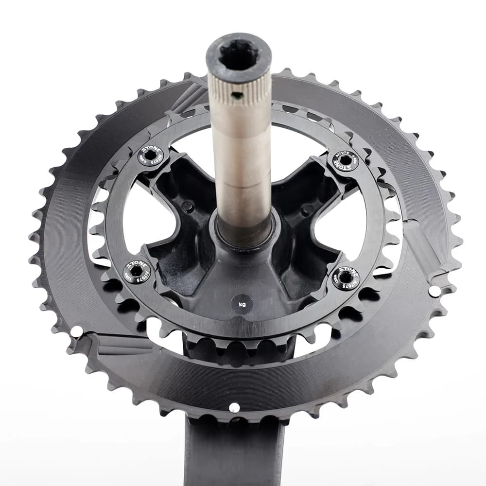 STONE-Double plateau BCD 110mm, 4 boulons pour vélo de route 105 R7100 Ultegra R8100 R9200 Dura Zan